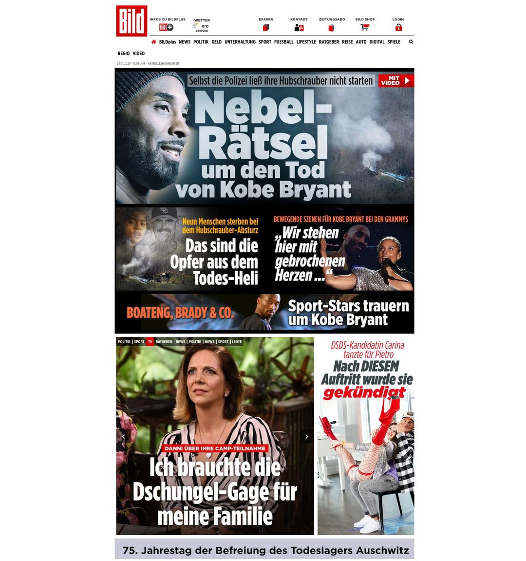 Nirgendwo auch nur eine Warnung vor dem Wuhan-Virus!