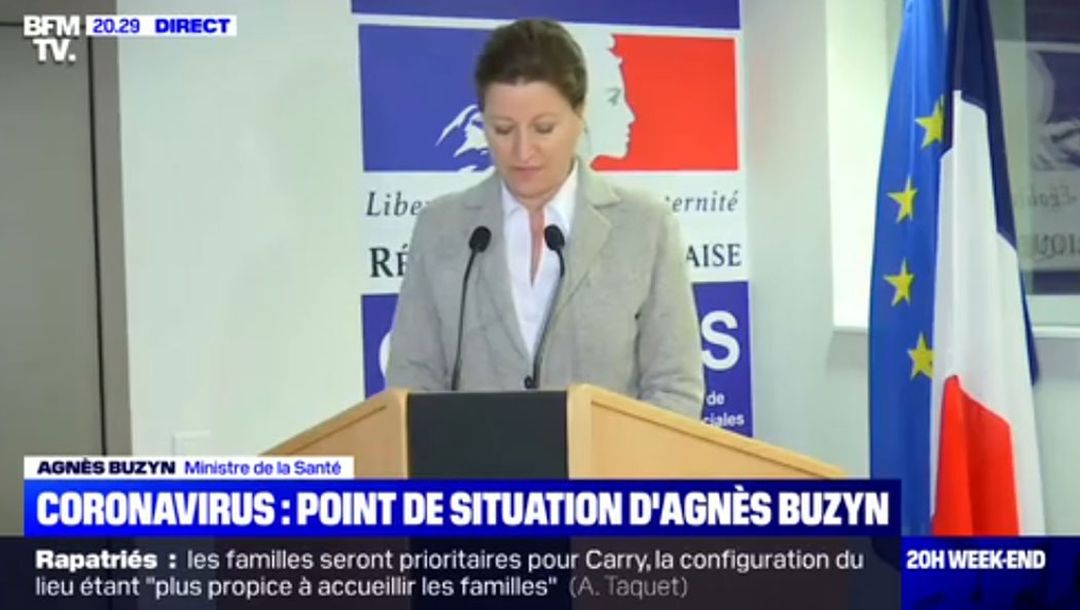Coronavirus: des tests menés sur une vingtaine de passagers rapatriés, présentant des “symptômes”