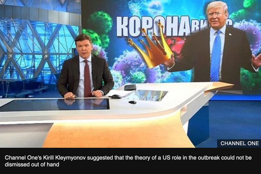 Coronavirus: Russian media hint at US conspiracy