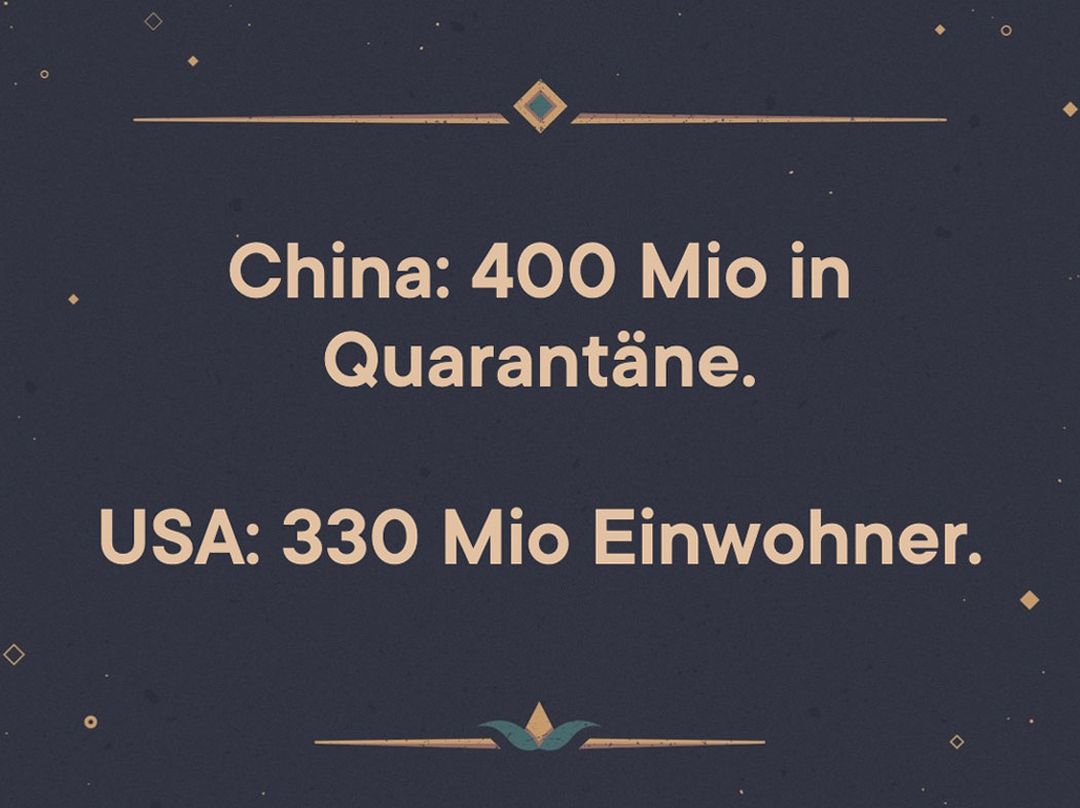 China: Mehr Menschen unter #Wuhan #CoronaVirus #Quarantäne, als die USA insgesamt Einwohner hat
