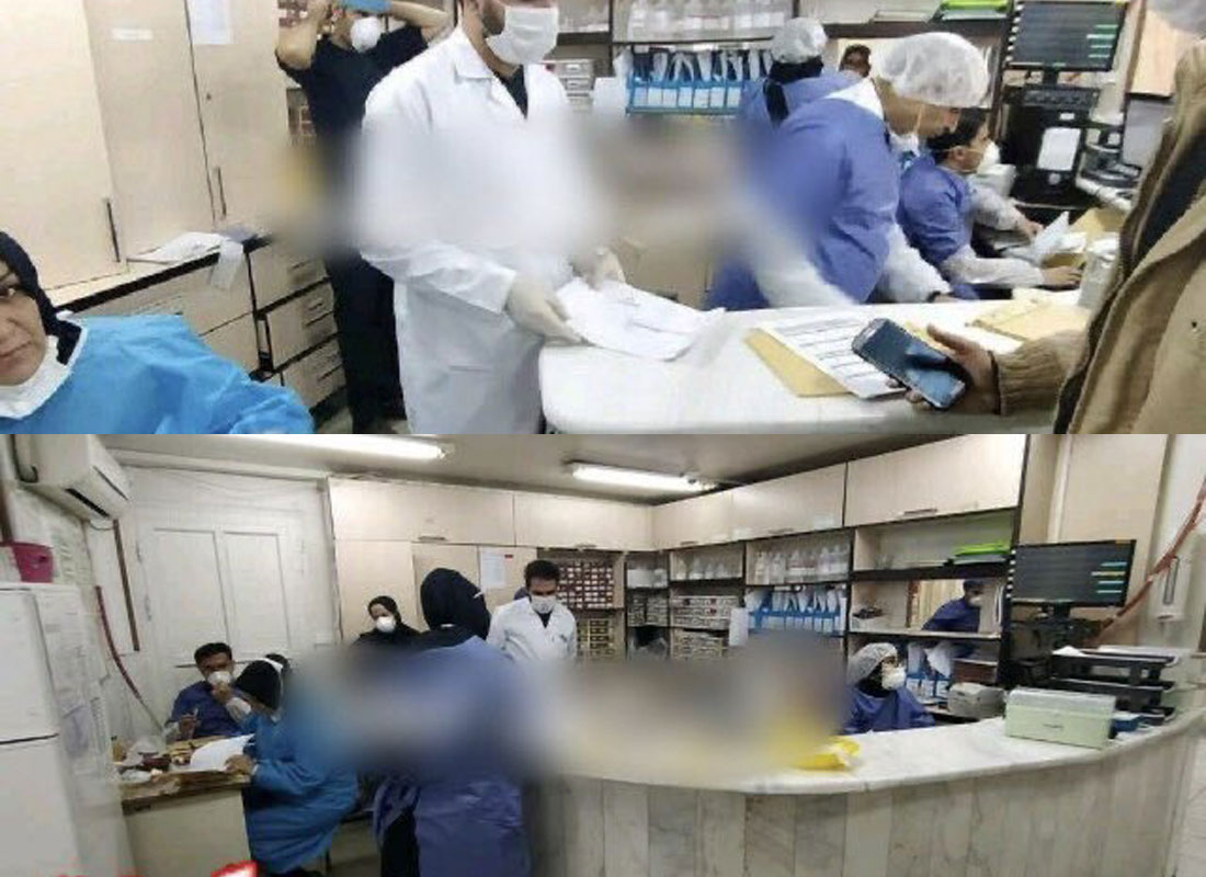 Teheran ist derzeit der einzige Ort im Land, an dem COVID19-Proben getestet werden können